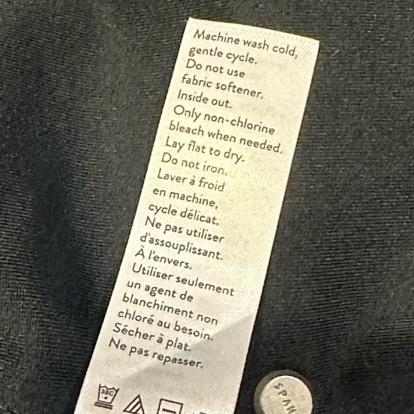 Spanx by Sara Blakely women’s Leather-Like Ankle Skinny Noir black Pants size M - Picture 10 of 12